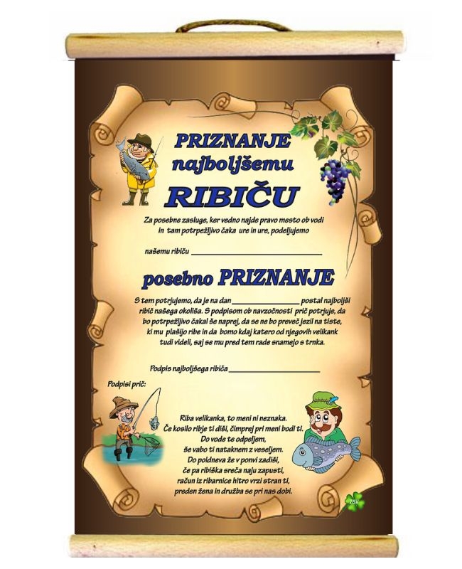 PRIZNANJE RIBIČ